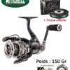 Moulinet Leurre / Spinning Mitchell MX9 25 FD + Tresse Spiderwire Verte 150m Offerte